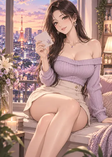 云端来信：成年女性主角原创漫画封面