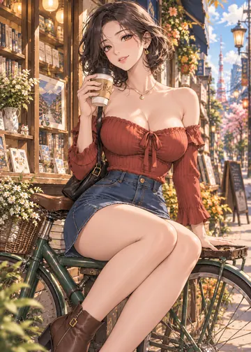 黄金街区：成年女性主角原创漫画封面